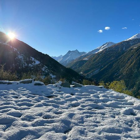 Chalet Edelweiss A Saint-Martin, Val D'Herens Bagian luar foto
